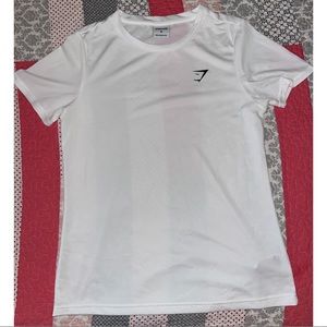 Women’s medium Gymshark white training top